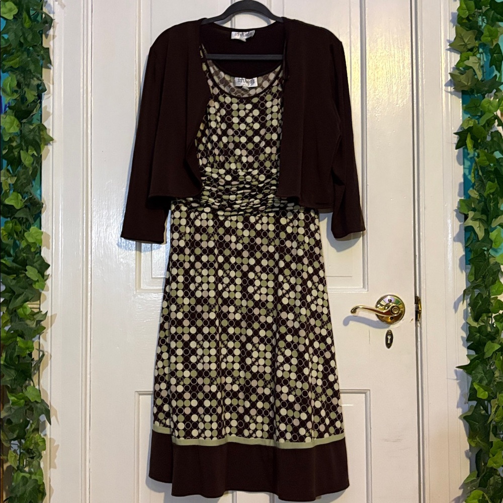 Vintage Studio I Two Piece Dress & Shawl